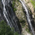Суфруджинские водопады - на отвесной скале