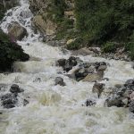 Алибекский водопад внизу