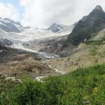 Алибекский ледник из долины