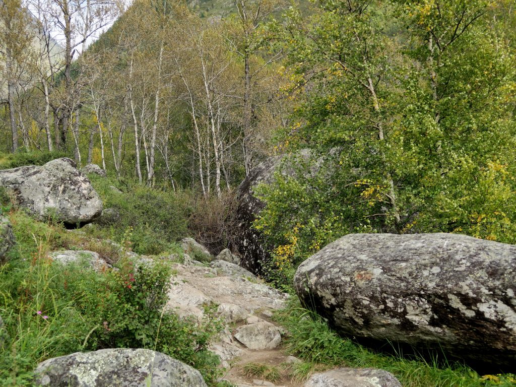 Водопад Учар Горного Алтая - тропа от кордона