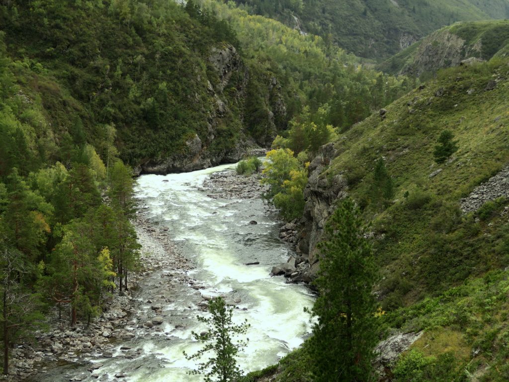 река Чульча - путь обратно
