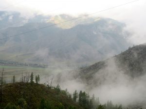 Перевалы Горного Алтая - долина