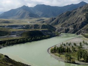 Перевалы Горного Алтая - Впадение Чуи в Катунь